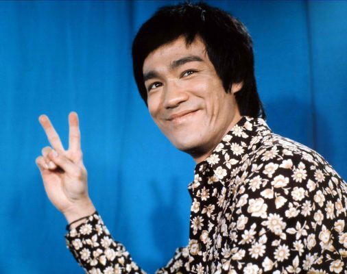 Bruce Lee Peace Sign